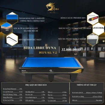 BÀN BIDA LIBRE DYNA ROYAL V2