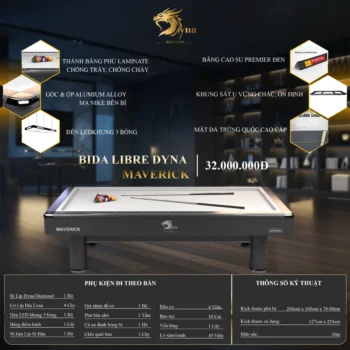 Bàn bida Libre DYNA MAVERICK