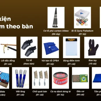 Phụ kiện bàn bida lỗ Dyna