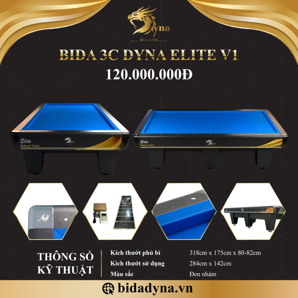 bàn bida 3C DYNA ELITE V1